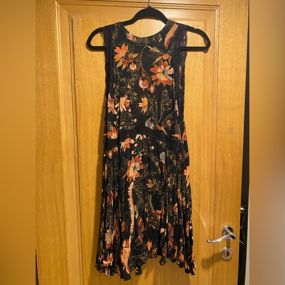 Intimately Free Free People Floral Dress Sz L - Picture 1 of 6
